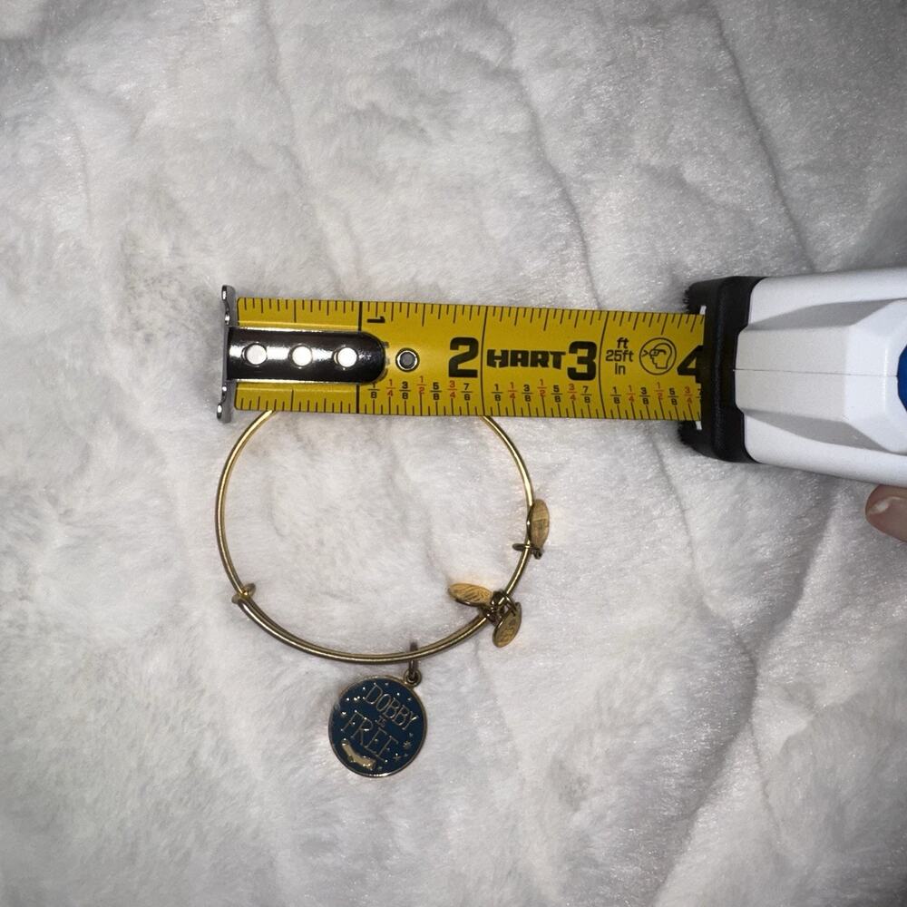 Alex And Ani Harry Potter Dobby Is Free Gold Bangle Bracelet Retired - Picture 4 of 5